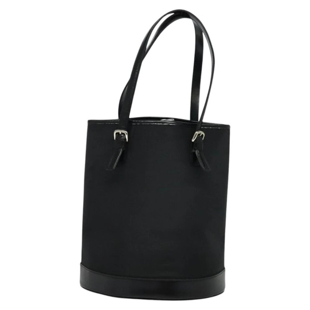 Burberrys Blue Label Shoulder Bag Nylon Black Auth ti3102 - Picture 3 of 16